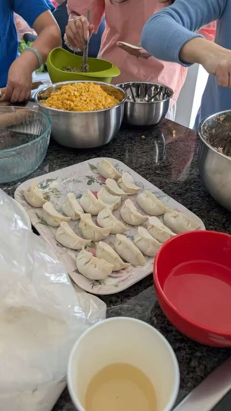 image of raw dumplings